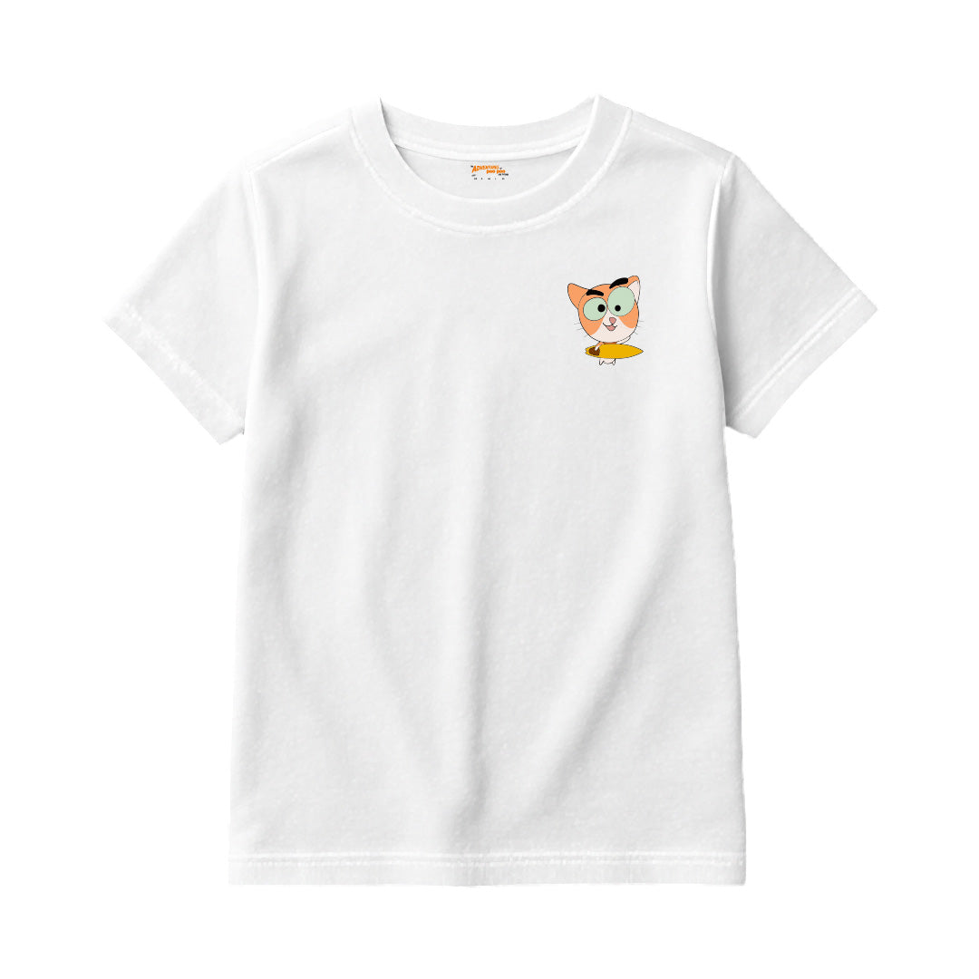 Poo Poo Logo Tee (White)
